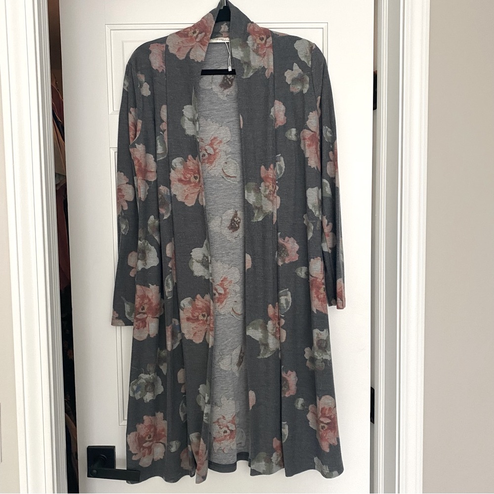 Available by Angela Fashion Boutique Brand Floral sweater